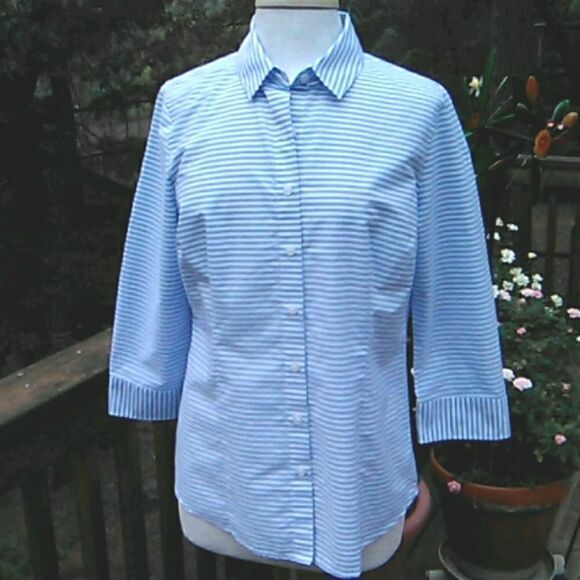 Van Heusen Striped Button Down Shirt - Picture 1 of 9